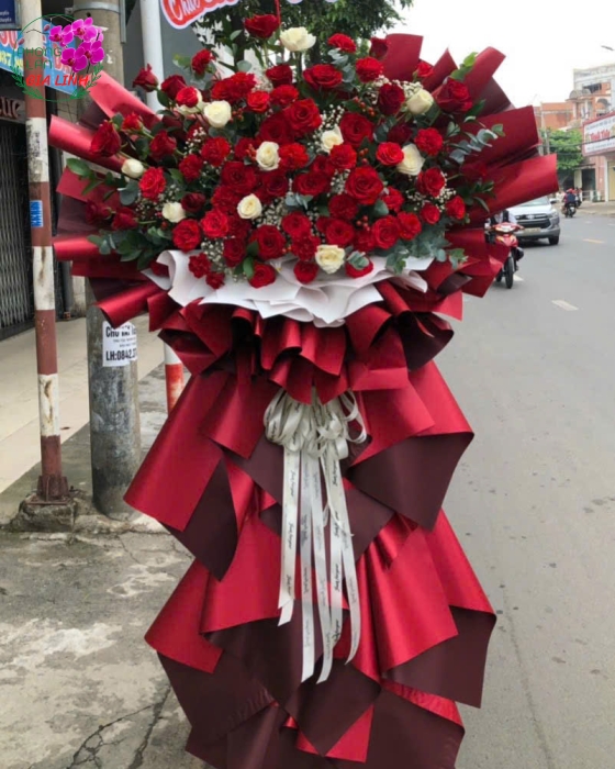 hoa khai trương cửa hàng