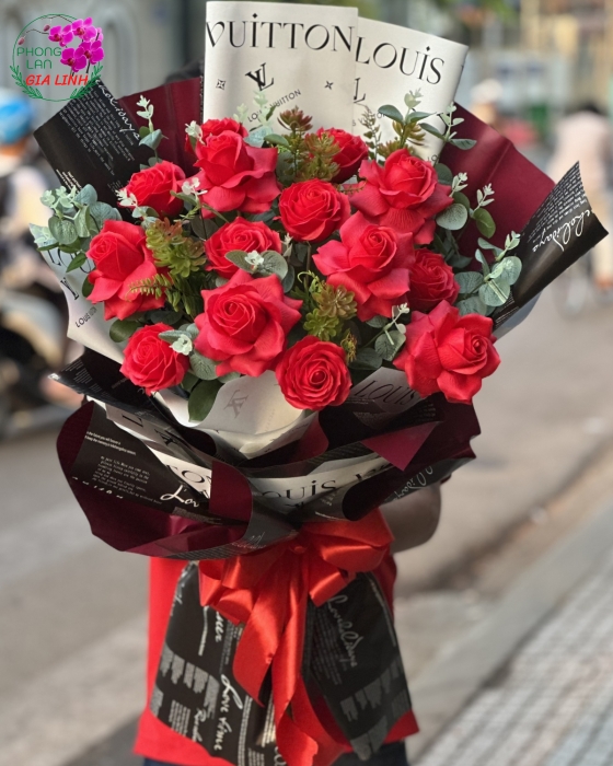 Hoa Sáp hồng Đỏ Cánh Bẻ Siêu Đẹp