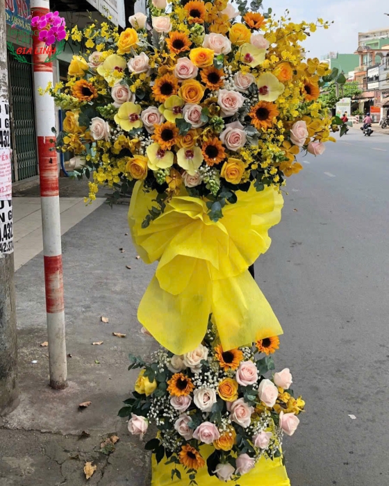hoa tặng khai trương