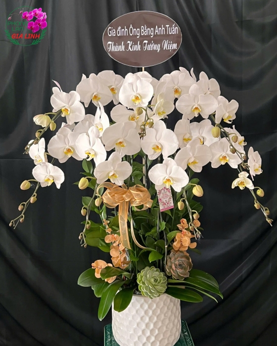 Hoa viếng người thân – Trang nhã, mang tính tưởng nhớ sâu sắc