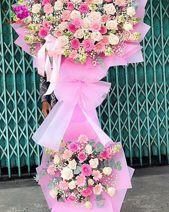 Lẵng hoa chúc mừng giáng sinh