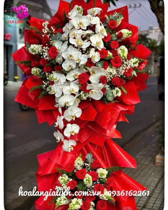 lẵng hoa khai trương
