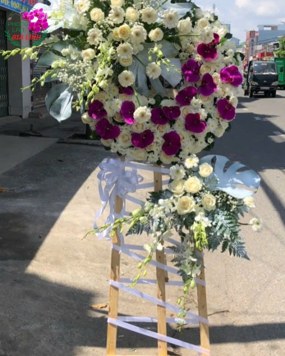 lẵng hoa viếng đám tang