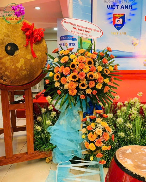 tặng hoa khai trương